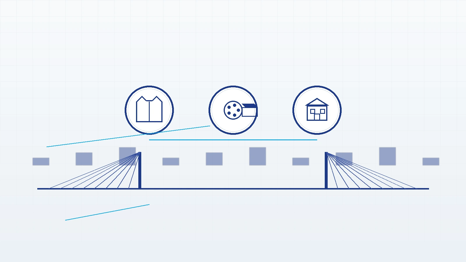 Quiet Angle Holdings wordmark over a minimalist Lisbon skyline
